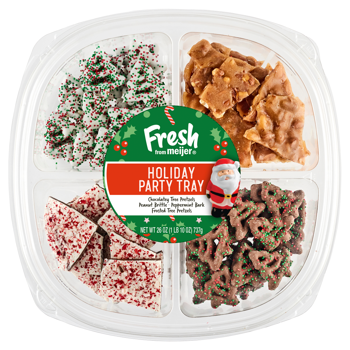 slide 1 of 1, Fresh From Meijer Ffm Party Tray Holiday, 26 oz