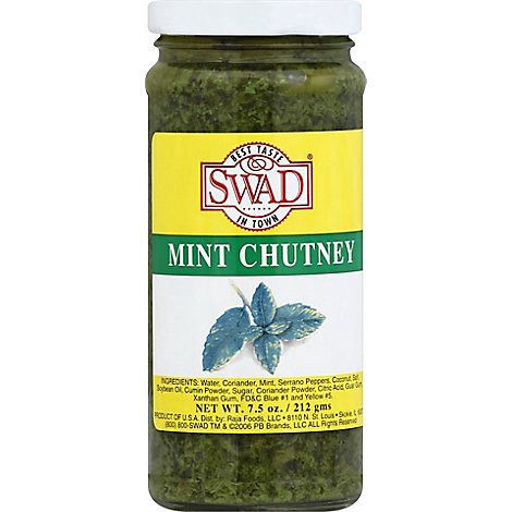 slide 1 of 1, Swad Chutney Mint - 7.5 Oz, 7.5 oz