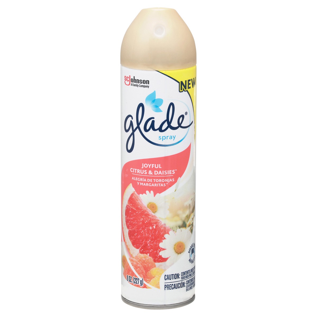 slide 4 of 10, Glade Aerosol Spray, Glade Air Freshener, Joyful Citrus & Daisies, 8 oz, 8 oz