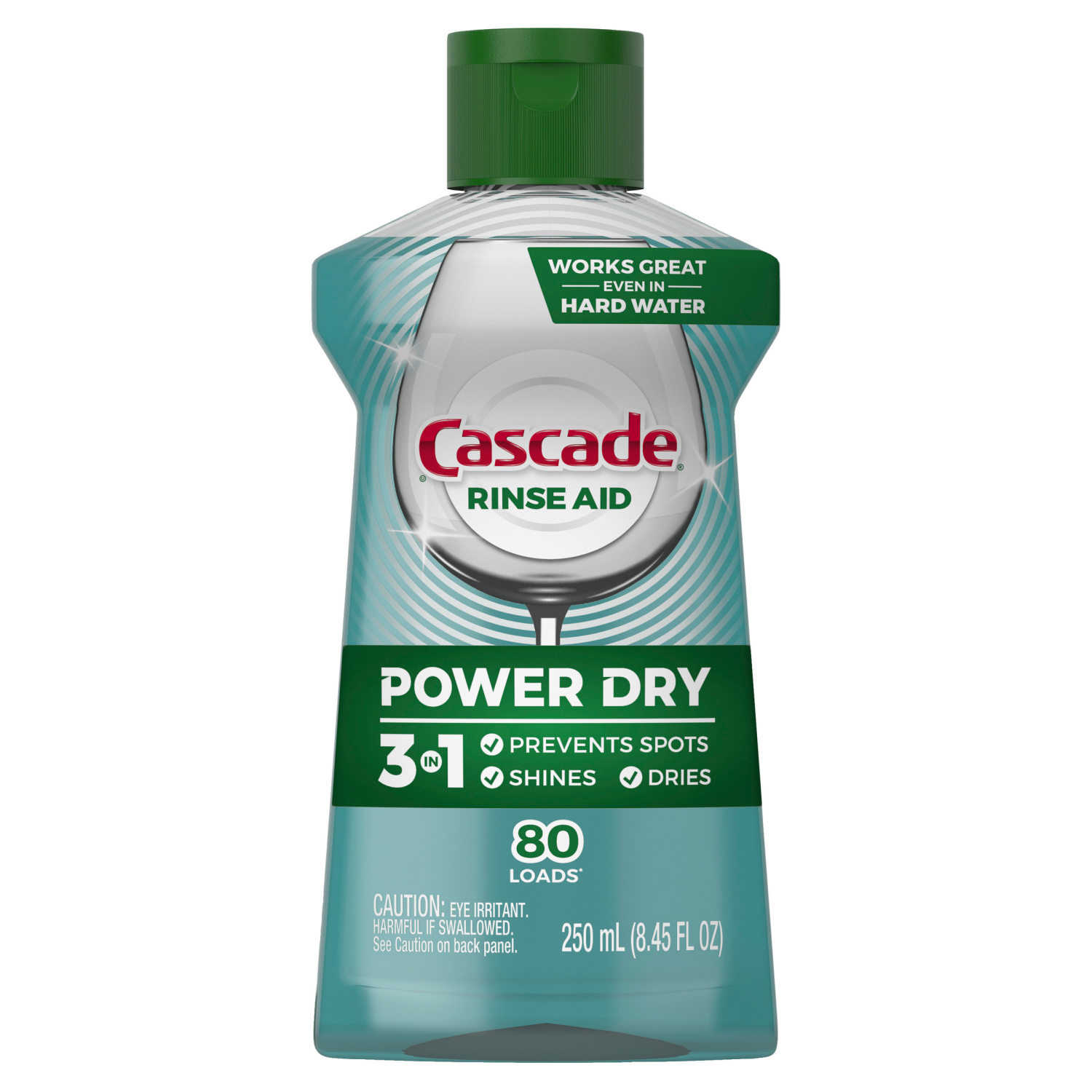 slide 5 of 8, Cascade Power Dry Dishwasher Rinse Aid, 8.45 fl oz, 8.45 fl oz