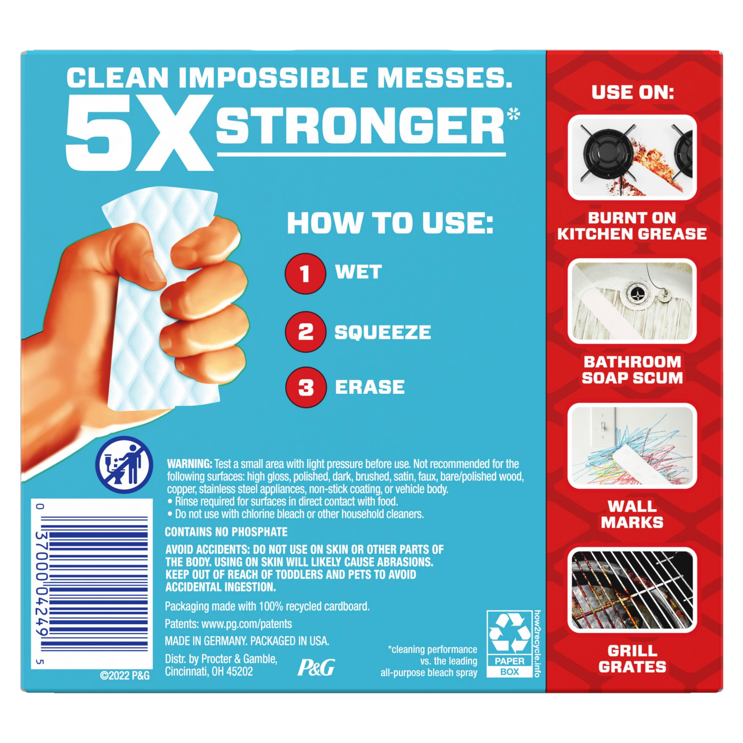 slide 2 of 5, Mr. Clean Magic Eraser Extra Durable Scrubber, Cleaning Pad, 2 ct, 2 ct