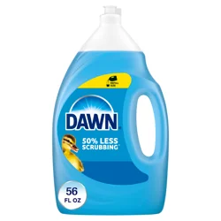 Dawn Ultra Dish Soap Liquid, Dishwashing Liquid, Grease Removal, Original, 56oz