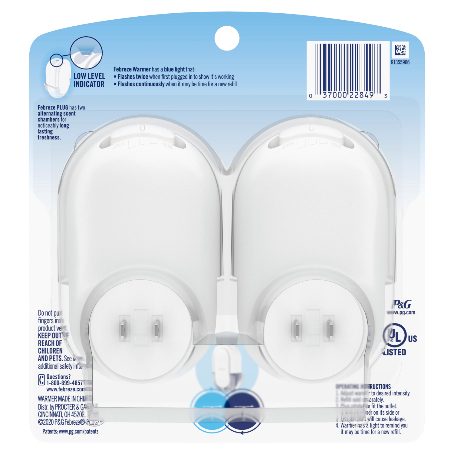 slide 3 of 8, Febreze Plug Scented Oil Warmer, 2 ct