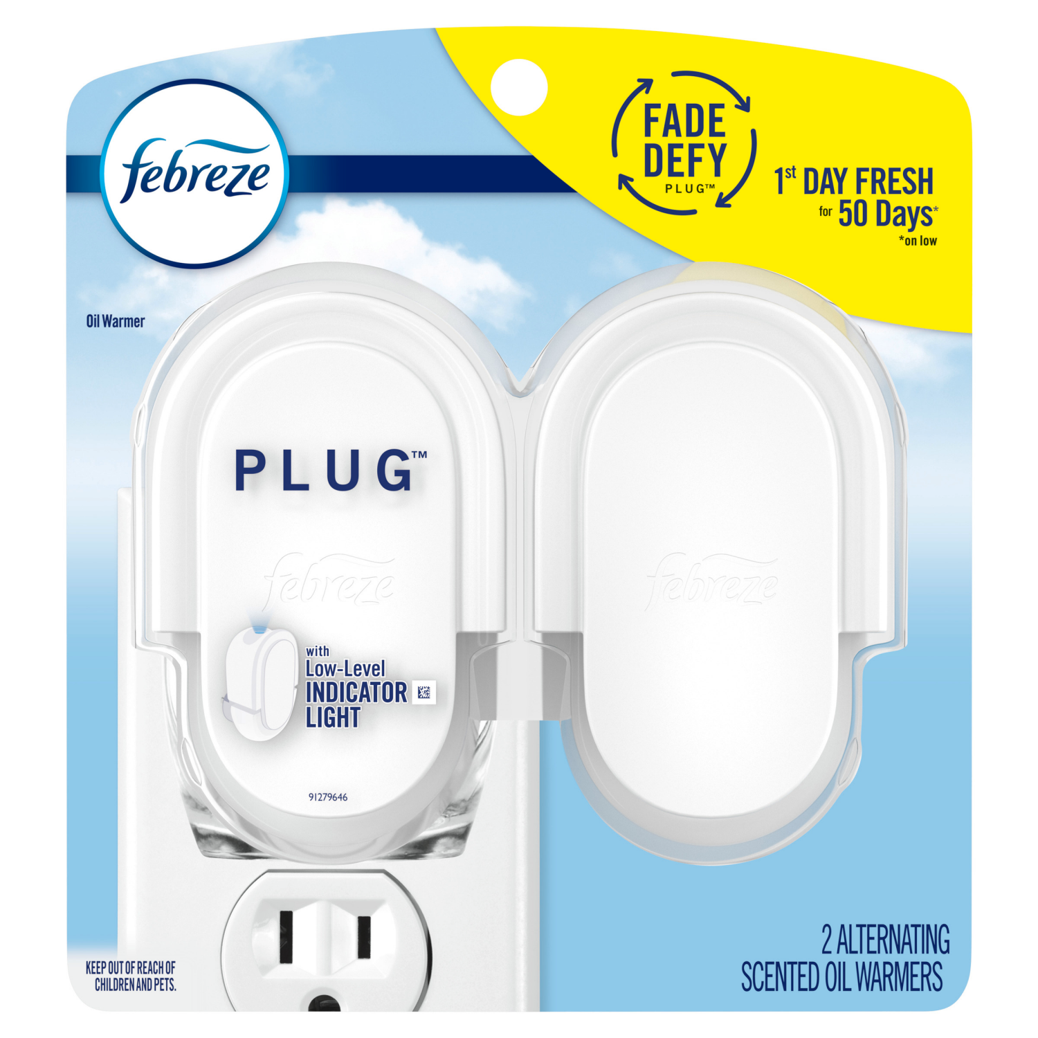 slide 5 of 8, Febreze Plug Scented Oil Warmer, 2 ct