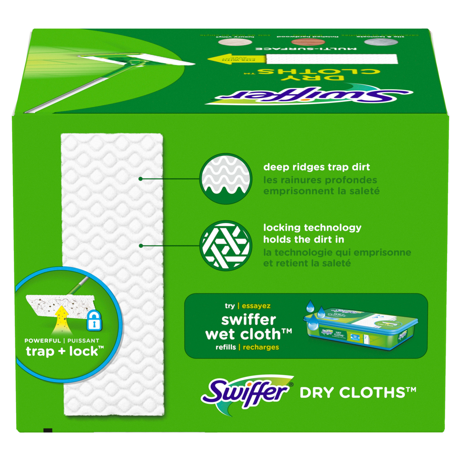 slide 3 of 8, Swiffer Sweep + Mop, Dry Pads Refill, Floor Cleaner, Cleaning Cloths, Unscented, 32ct, 32 ct