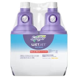 Swiffer Wet Jet Antibac Fresh Citrus Antibacterial Cleaner Refills 2 - 42.2 fl oz Bottles