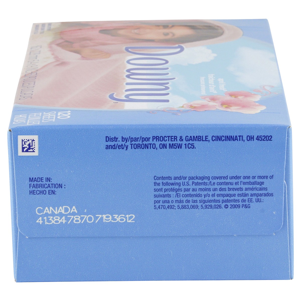 slide 6 of 6, Downy April Fresh Fabric Softener Dryer Sheets, 120 Count, 120 ct