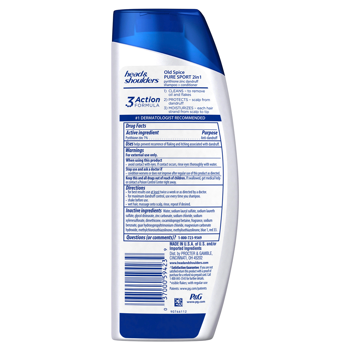 slide 3 of 3, Head & Shoulders Dandruff Shampoo & Conditioner 23.7 oz, 23.7 oz