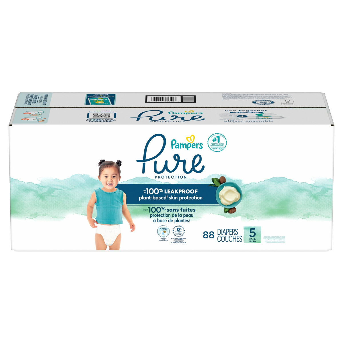 slide 29 of 29, Pure Protection Diapers Size 5 88 Count, 88 ct