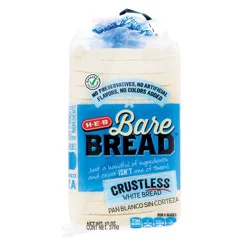 H-E-B Bare Bread Crustless White Bread