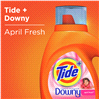 slide 14 of 25, Tide Plus Downy High Efficiency Liquid Laundry Detergent - April Fresh - 69 fl oz, 69 fl oz