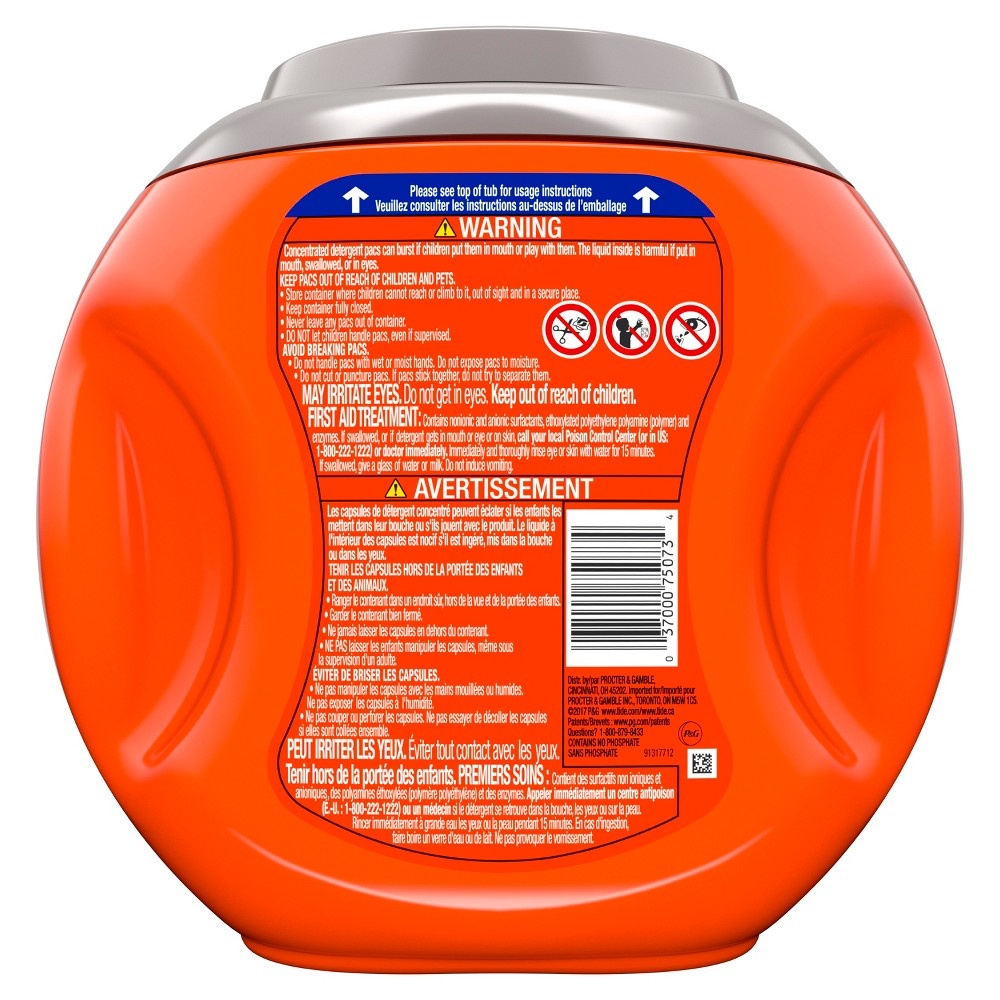 slide 4 of 5, Tide w/ Oxi Laundry Detergent Pods, 54 ct