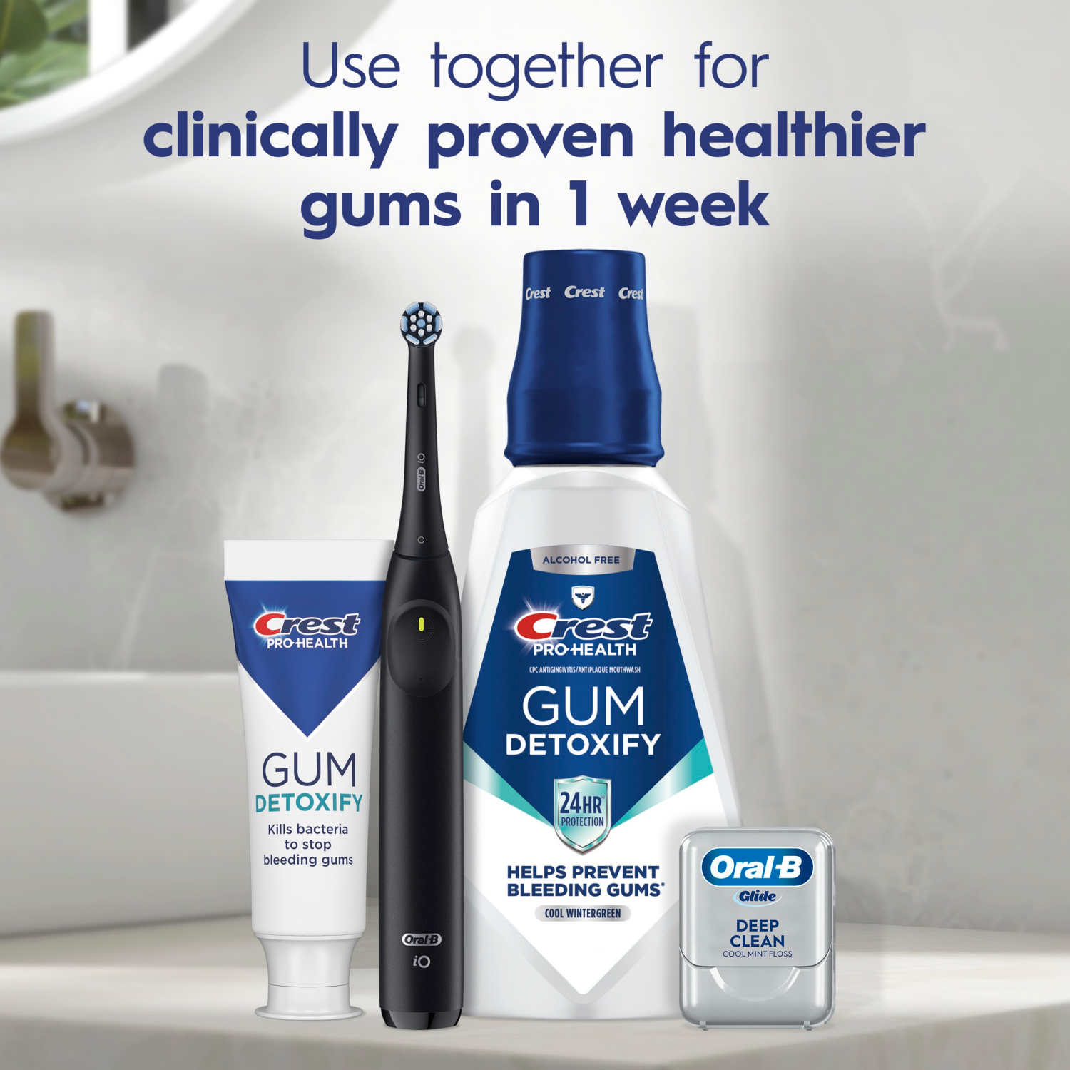 slide 3 of 5, Crest Gum Detoxify Deep Clean Toothpaste, .85 oz, 0.85 oz