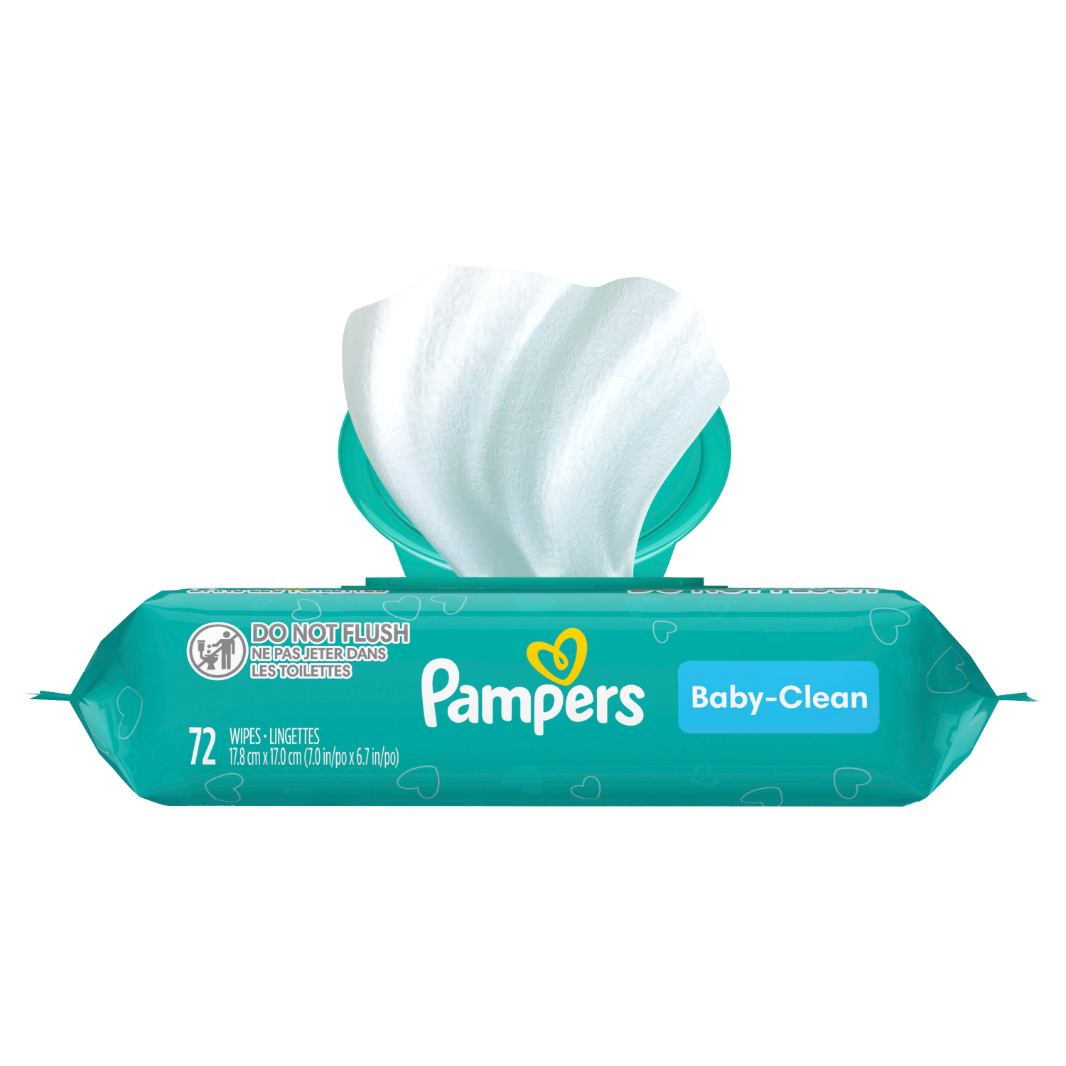 slide 3 of 5, Pampers Complete Clean Baby Wipes - Fresh Scent 1X Pop-Top Packs 72 Count, 72 ct