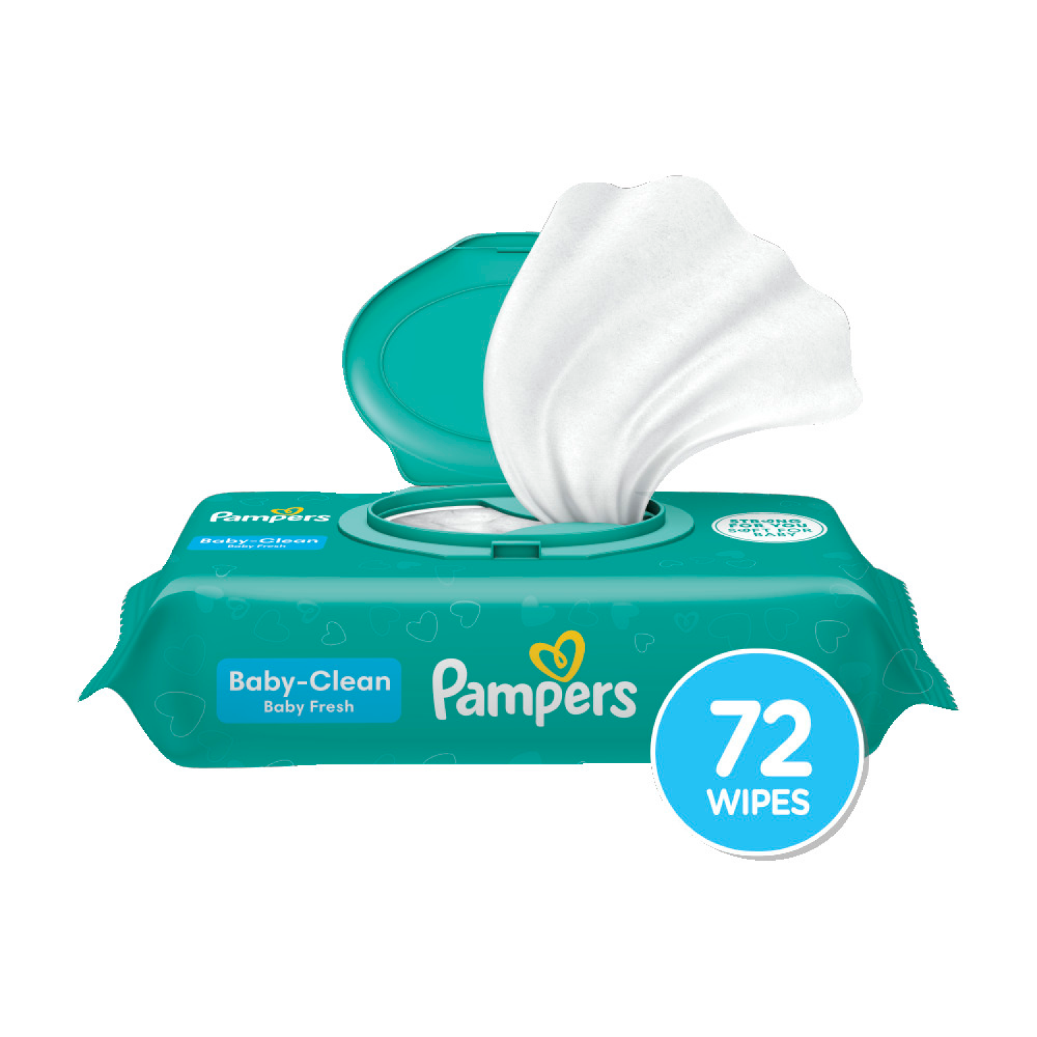 slide 1 of 5, Pampers Complete Clean Baby Wipes - Fresh Scent 1X Pop-Top Packs 72 Count, 72 ct
