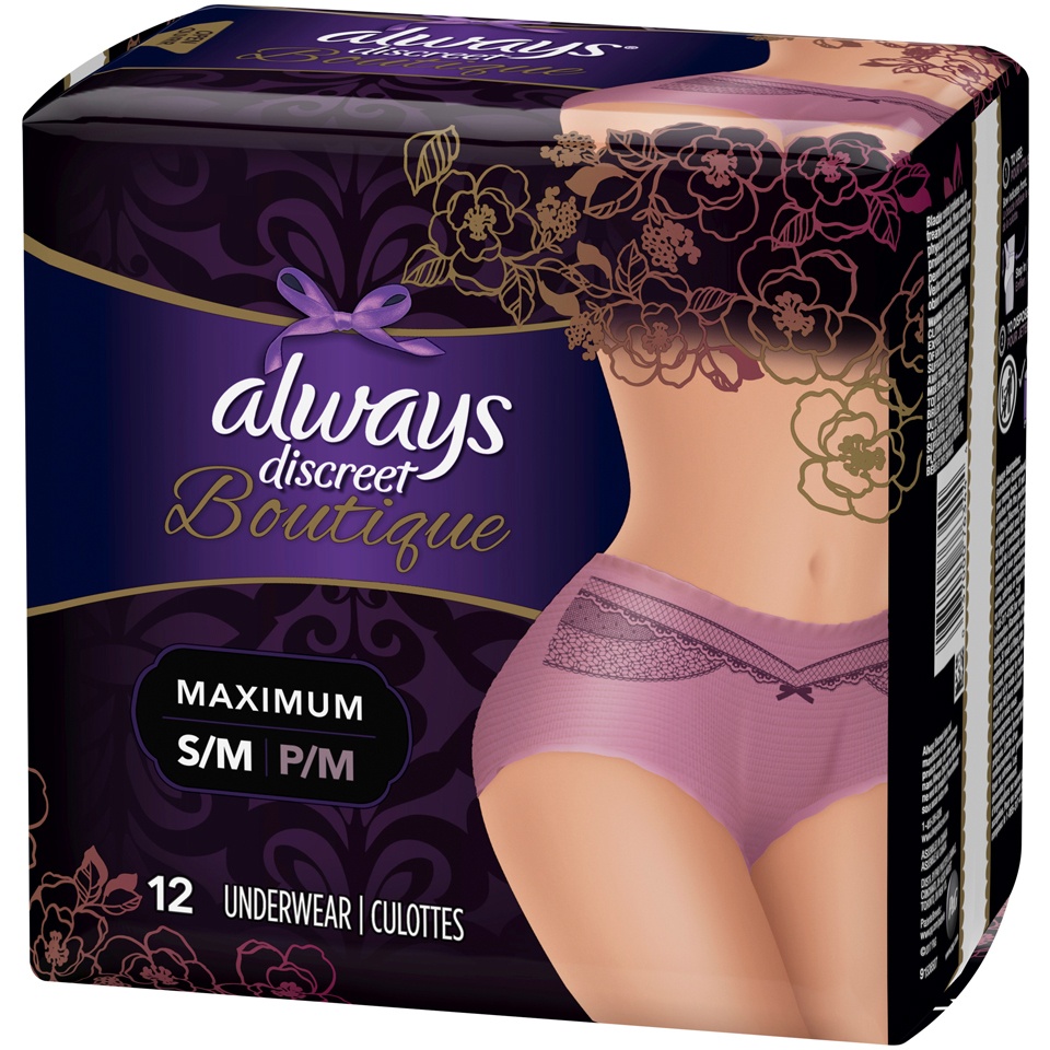  Always Discreet Boutique, Incontinence Underwear for