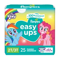 Pampers Easy Ups Training Underwear Peppa Pig Size 4 (2T3T), 25 Count