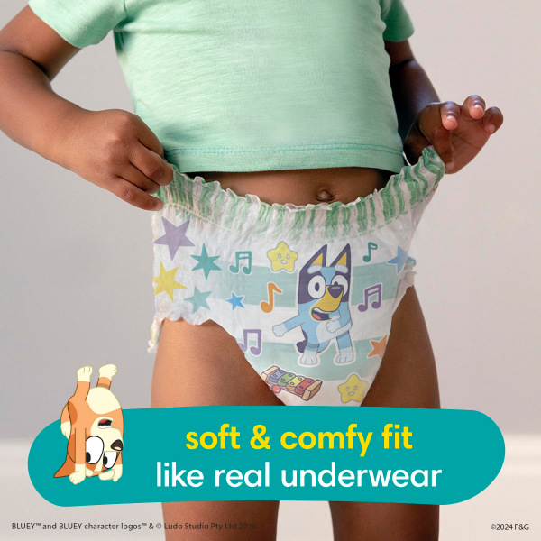 slide 11 of 29, Pampers Easy Ups Training Underwear Boys Size 6 4T5T, 18 Count, 18 ct