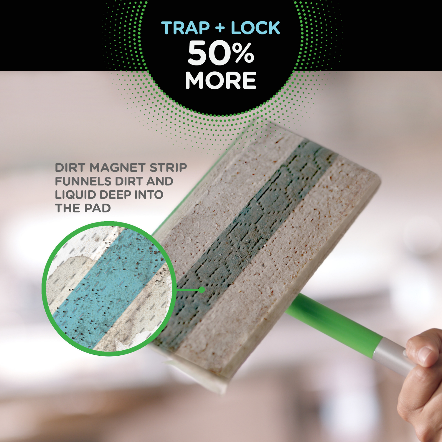 slide 8 of 8, Swiffer Heavy Duty Mop Wet Multi-Surface Cloth Refills for Floor Mopping and Cleaning, Gain Scent, 10 count, 10 ct