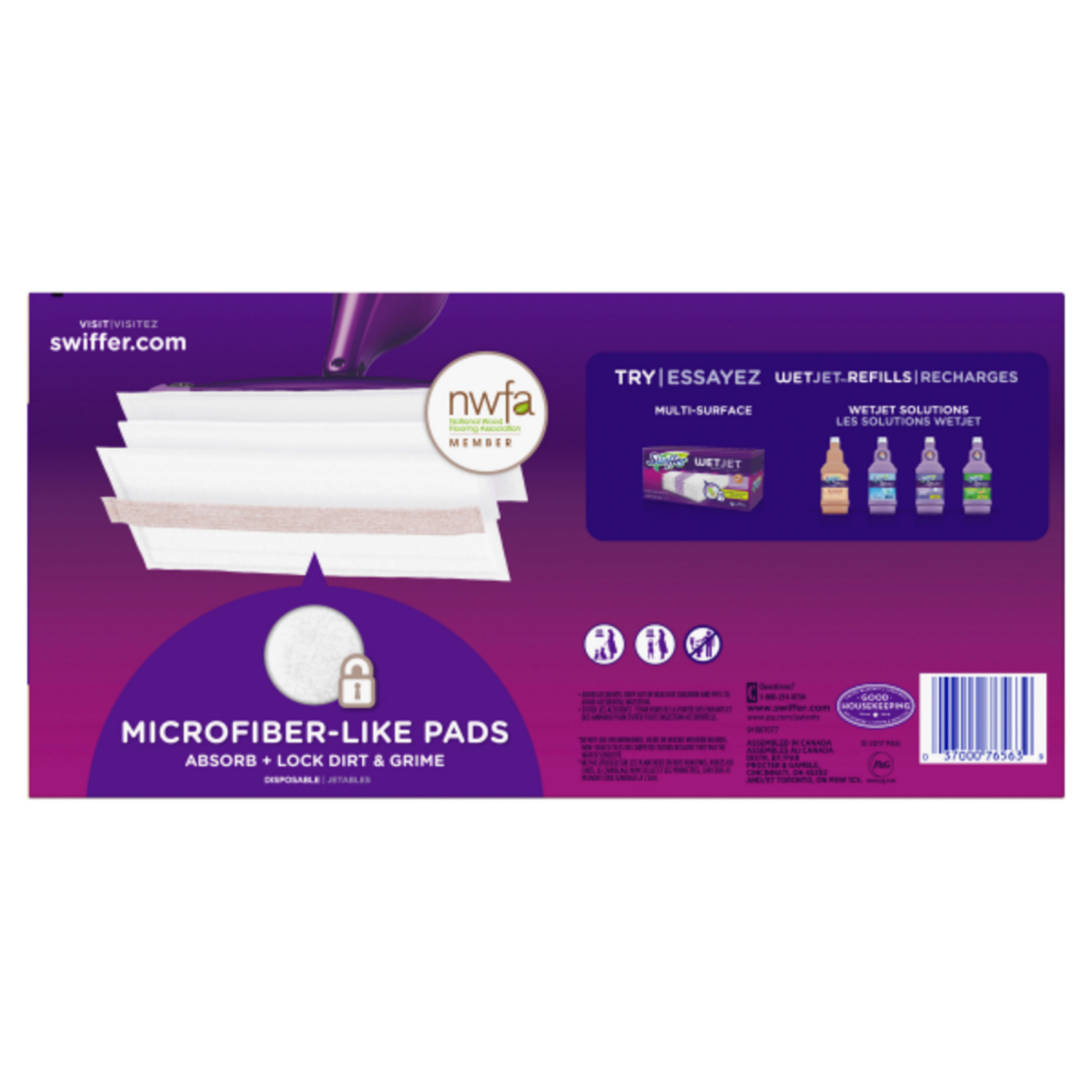 slide 3 of 8, Swiffer Wet Jet Wood Mopping Pads 20 ea, 20 ct