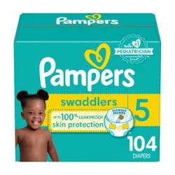 Pampers Swaddlers Active Baby Diaper Size 5 104 Count