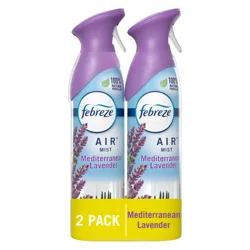 Febreze Air Freshener Spray, Odor-Fighting Room Spray, Mediterranean Lavender Scent, 8.8oz, 2 Count