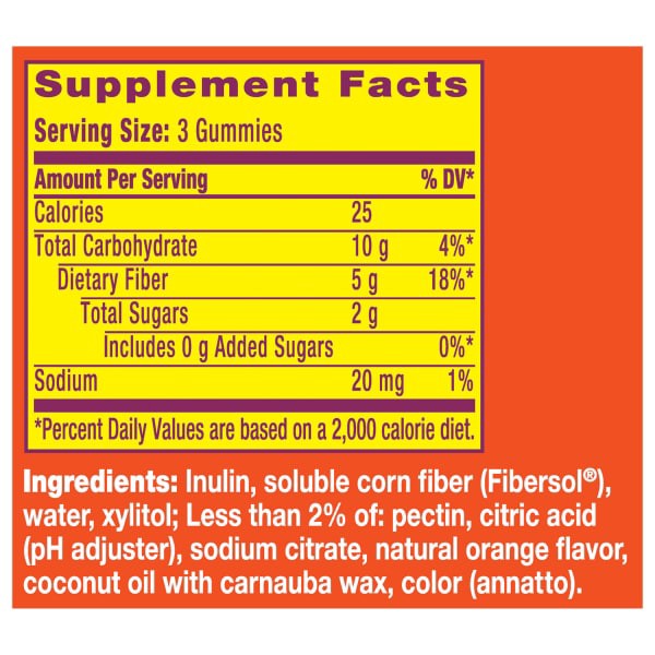 slide 2 of 29, Metamucil Fiber Supplement Sugar-free Gummies - Orange - 72ct, 72 ct