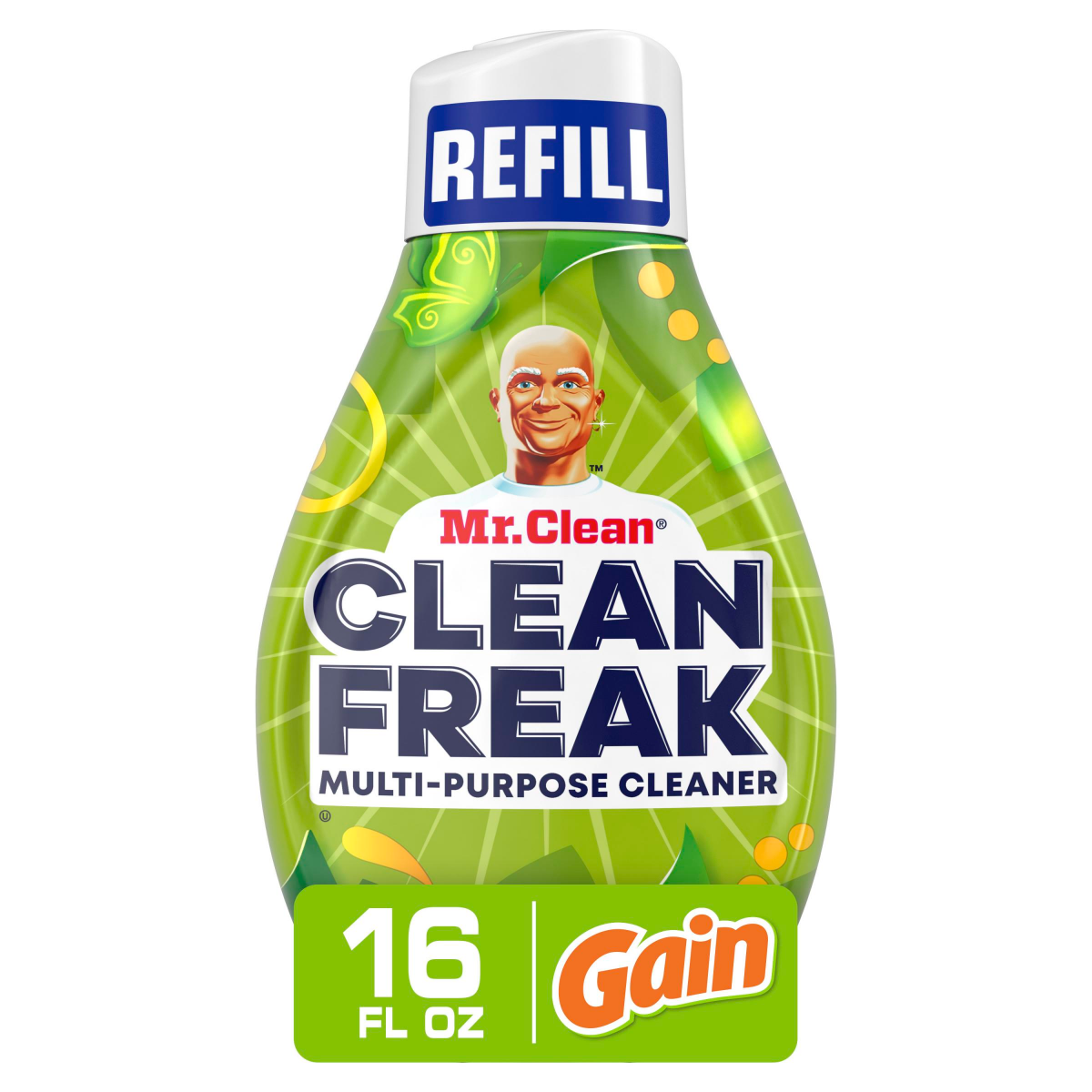 slide 1 of 29, Mr. Clean, Clean Freak Deep Cleaning Mist Multi-Surface Spray, Gain Original Scent Refill, 16 fl oz