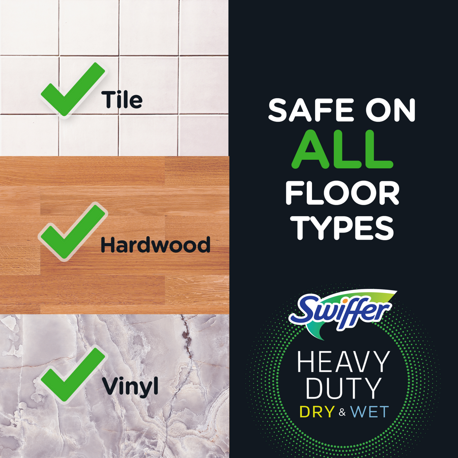 slide 3 of 5, Swiffer Heavy Duty Mop Wet Multi-Surface Cloth Refills for Floor Mopping and Cleaning, Pet with Febreze Odor Defense, 20 count, 20 ct