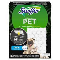 slide 25 of 29, Swiffer Pet Heavy Duty Dry Sweeping Cloths 10 ea, 10 ct