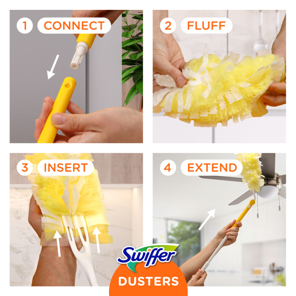 slide 23 of 29, Swiffer Duster Heavy Duty Pet 360, 1 ct