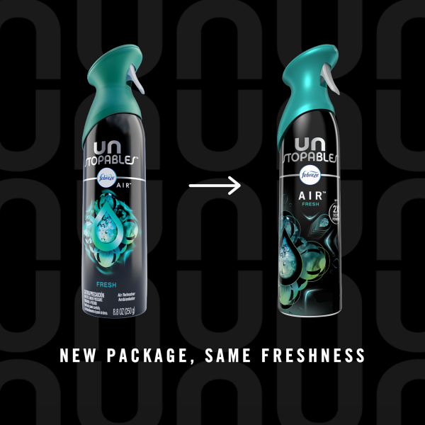 slide 7 of 29, Downy Unstopables Febreze Unstopables Air Effects Odor-Eliminating Air Freshener Breeze, 8.8 oz. Aerosol Can, 8.8 oz