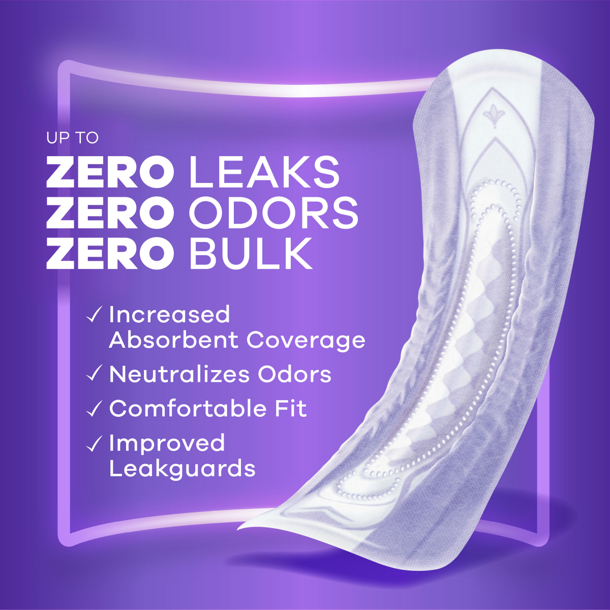 slide 20 of 29, Always Discreet Adult Incontinence Pads for Women, Ultimate Extra Absorbency, Long Length, Postpartum Pads, 26 CT, 26 ct