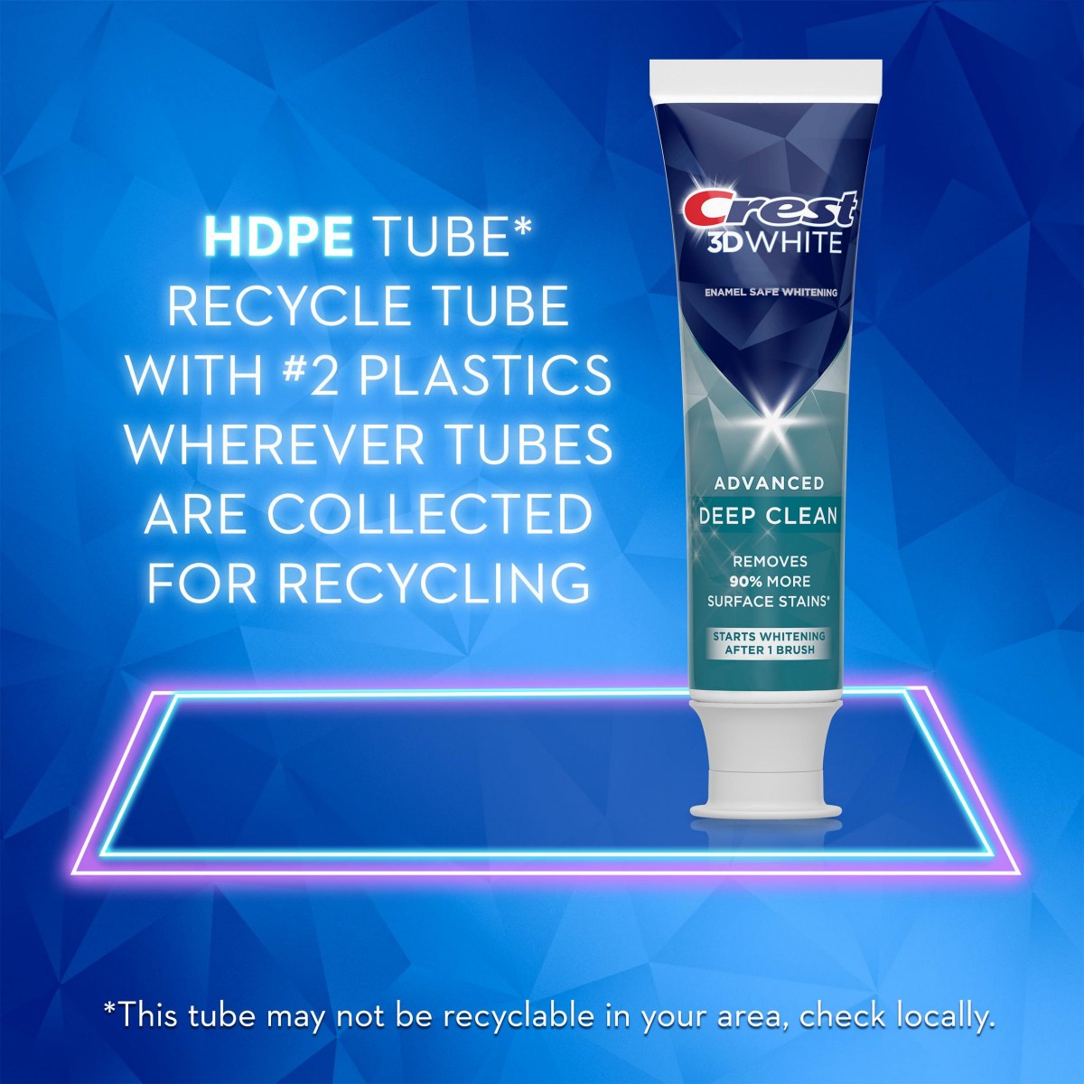 slide 16 of 25, Crest 3D White Deep Clean, Teeth Whitening Toothpaste, 3.8 oz, Pack of 2, 2 ct