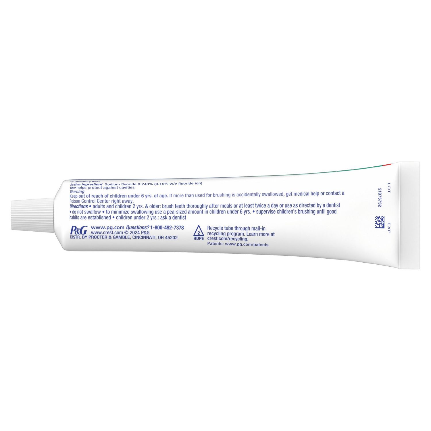 slide 3 of 8, Crest Whitening Plus Scope Toothpaste , Minty Fresh, 5.4 oz, Pack of 2, 2 ct