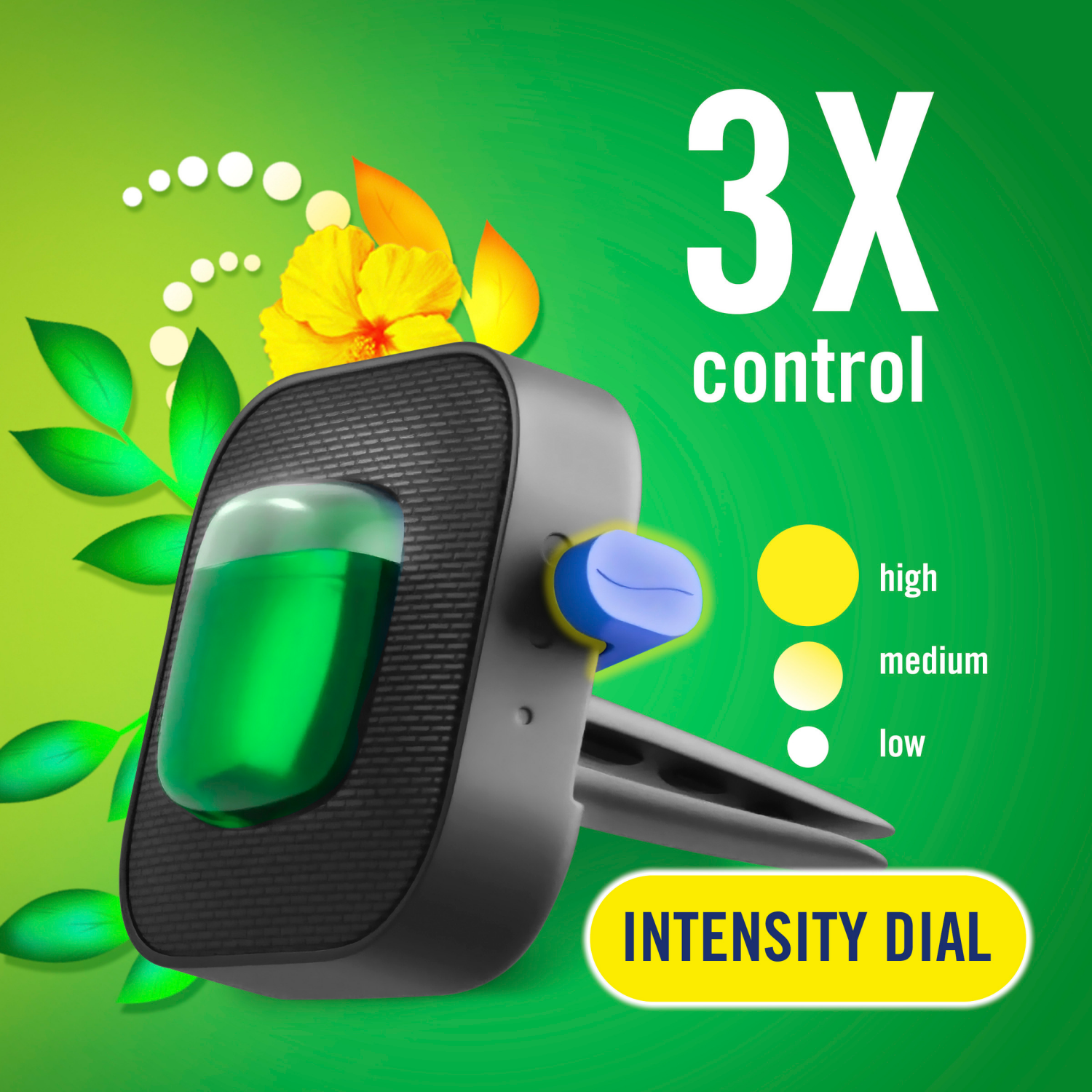 slide 7 of 8, Febreze AUTO Air Freshener, Odor-Fighting Automotive Vent Clip, Gain Original Scent, 1 Count, 0.06 oz