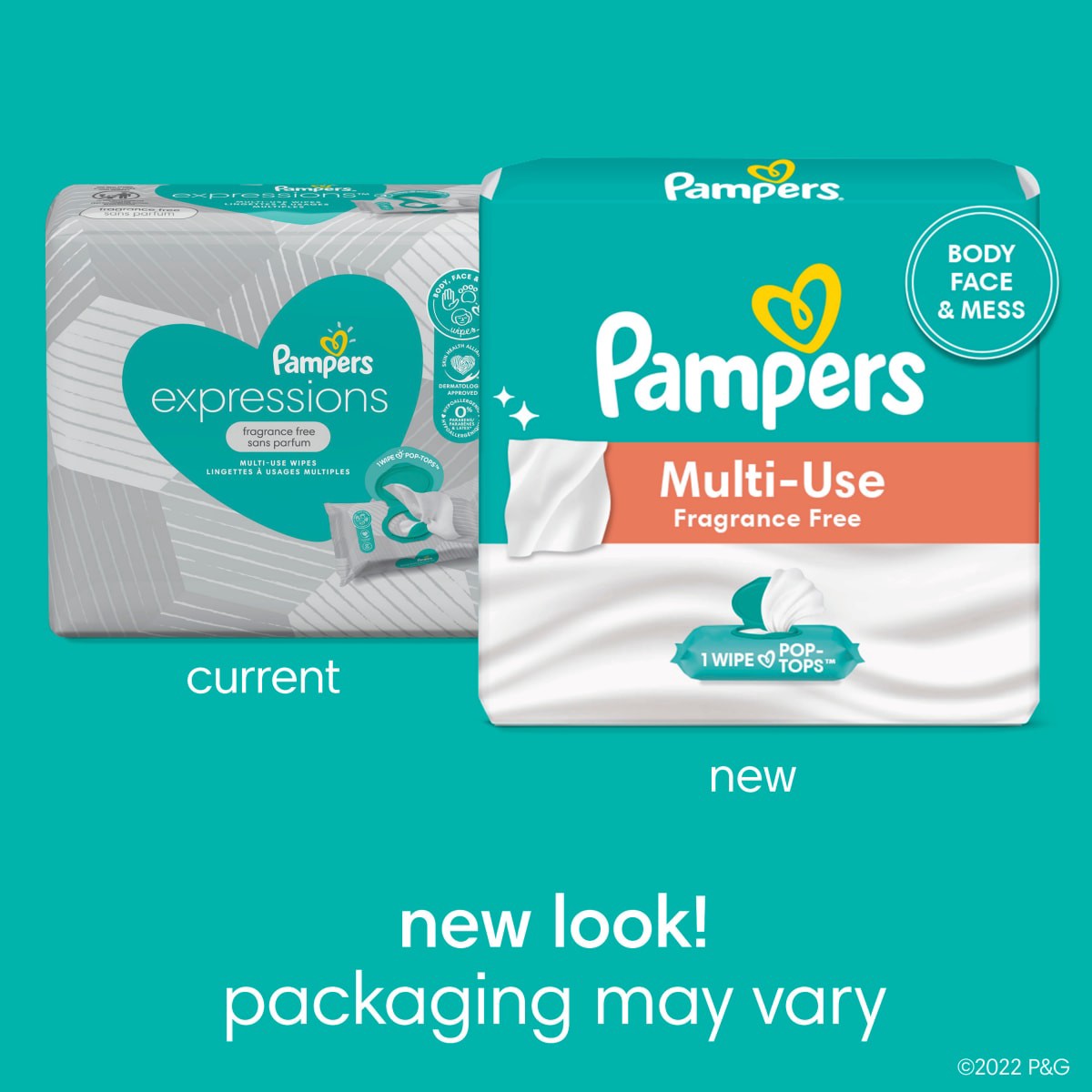 slide 16 of 29, Pampers Baby Wipes Multi-Use Fragrance Free 1X Pop-Top 56 Count, 56 ct
