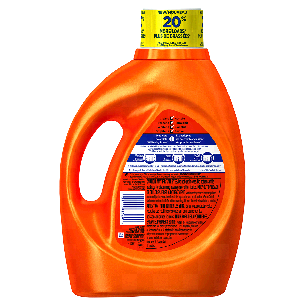 slide 6 of 6, Tide with Bleach Alternative Original Scent HE Compatible Liquid Laundry Detergent - 92 fl oz, 92 fl oz