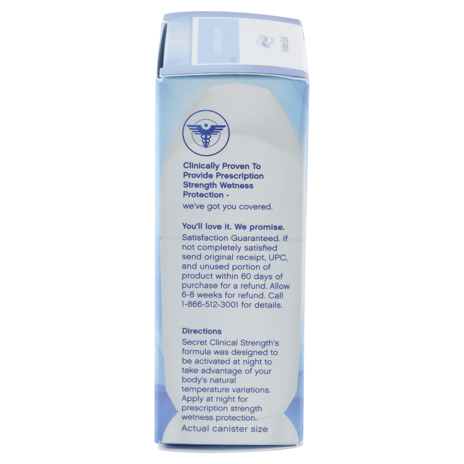 slide 2 of 3, Secret Clinical Strength Invisible Solid Antiperspirant and Deodorant for Women, Completely Clean, .5 oz, 0.5 oz