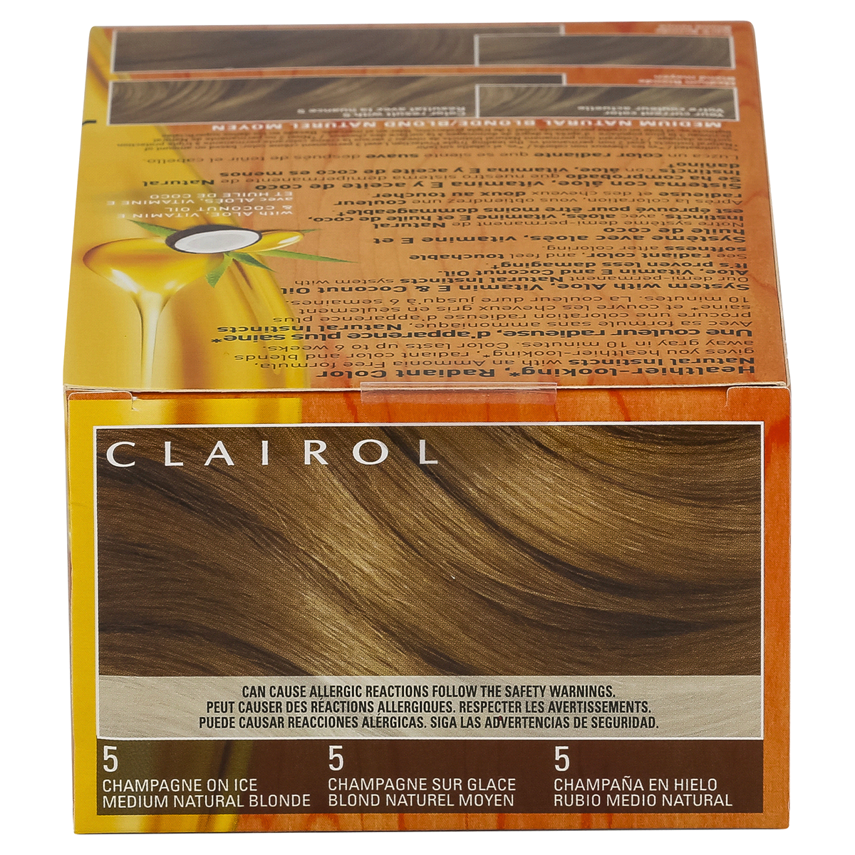 slide 2 of 6, Clairol Natural Instincts Hair Color - 8/5 Medium Natural Blonde, 1 ct