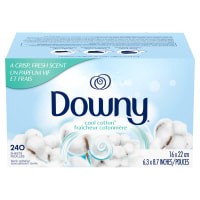 slide 25 of 29, Downy Dryer Sheets, Cool Cotton, 240 ct