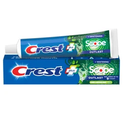 Crest Whitening Plus Scope Outlast Toothpaste, Long Lasting Mint, 5.4 oz
