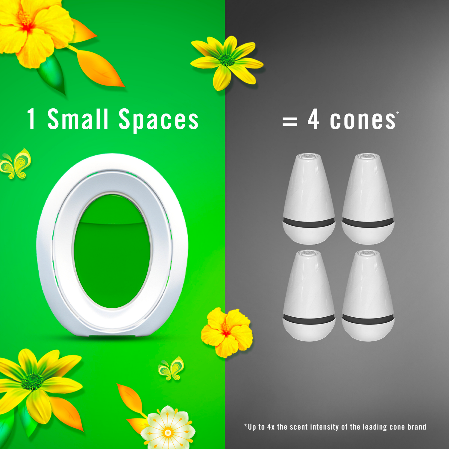 slide 8 of 8, Febreze Bathroom Air Freshener, Odor-Fighting, Gain Original Scent, 2 Count, 2 ct