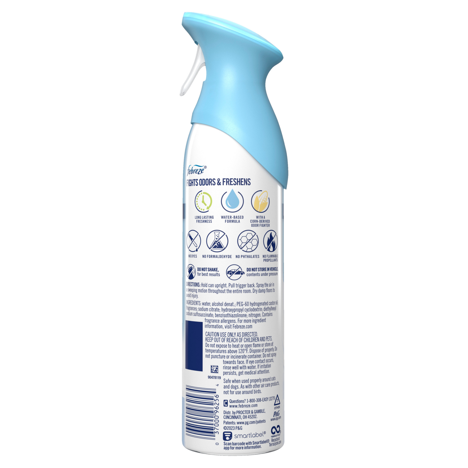 slide 3 of 8, Febreze Air Freshener Spray, Odor-Fighting Room Spray, Linen & Sky Scent, 8.8oz, 1 Count, 8.8 oz
