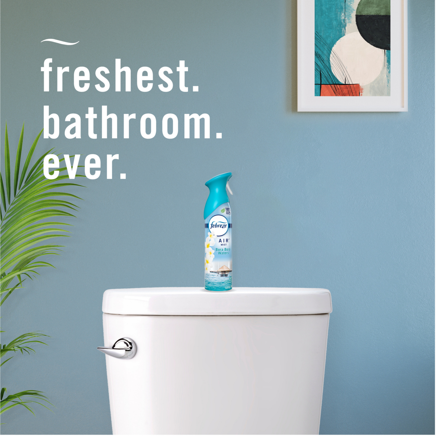 slide 2 of 8, Febreze Odor-Fighting Air Freshener, Bora Bora Waters, 8.8 fl oz, 8.8 oz