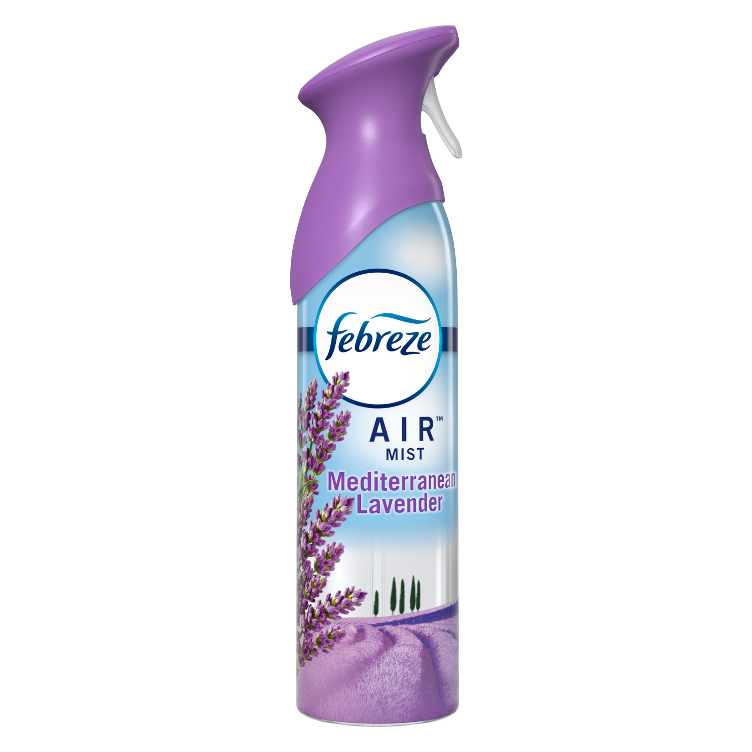 slide 1 of 7, Febreze Air Freshener Spray, Odor-Fighting Room Spray, Mediterranean Lavender Scent, 8.8oz, 1 Count, 8.8 oz