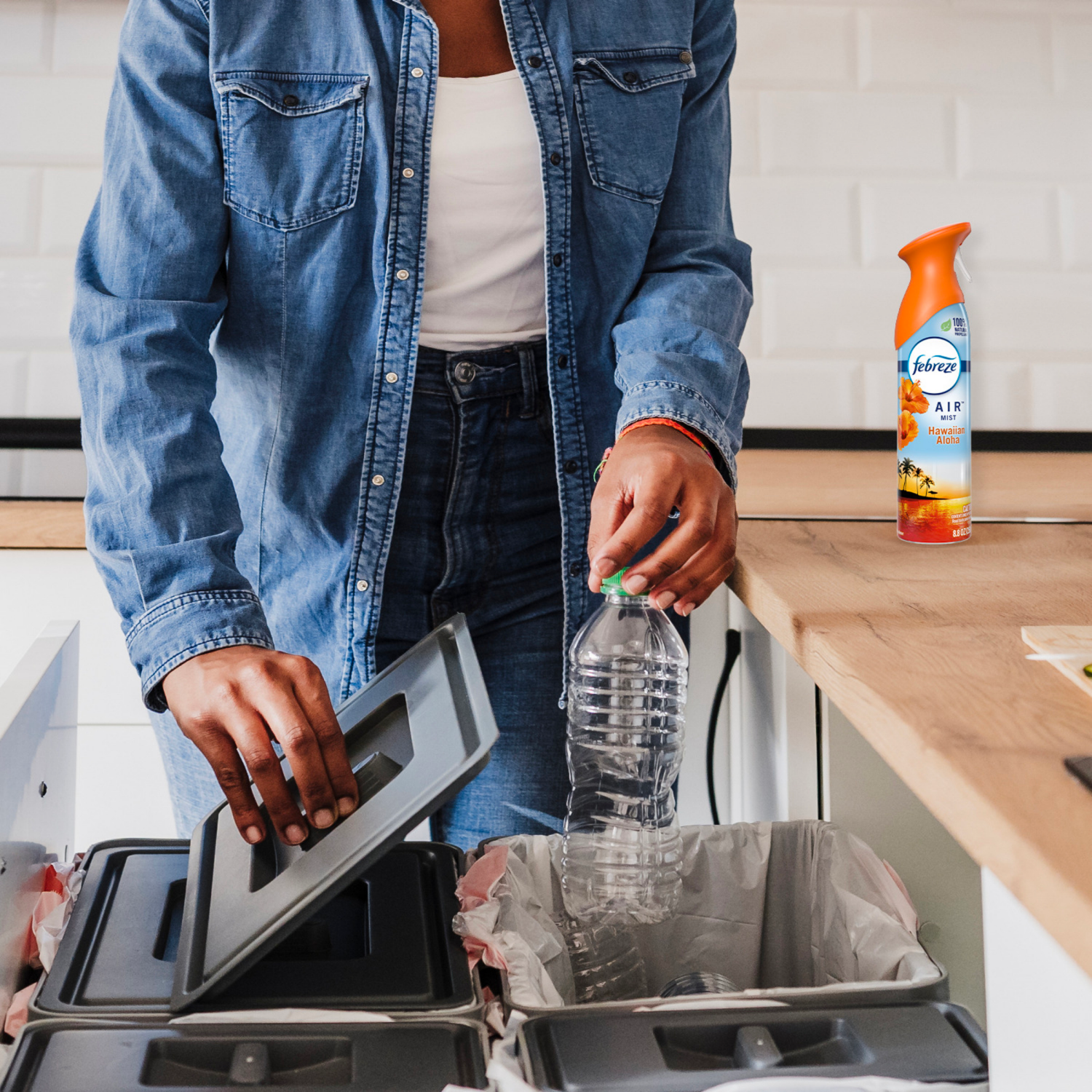 slide 8 of 8, Febreze Air Freshener Spray, Odor-Fighting Room Spray, Hawaiian Aloha Scent, 8.8oz, 2 Count, 2 ct