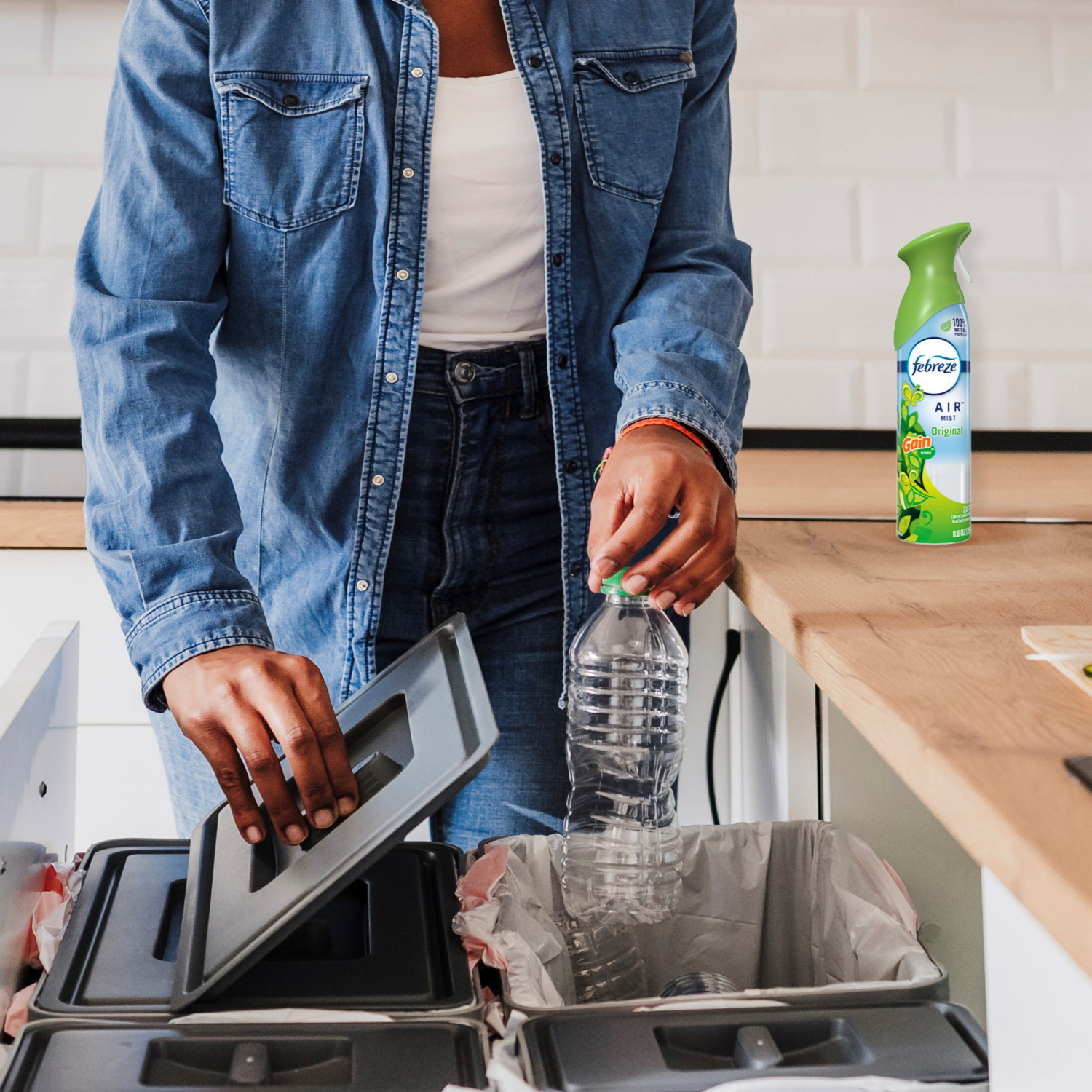 slide 8 of 8, Febreze Air Freshener Spray, Odor-Fighting Room Spray, Gain Original Scent, 8.8oz, 2 Count, 2 ct