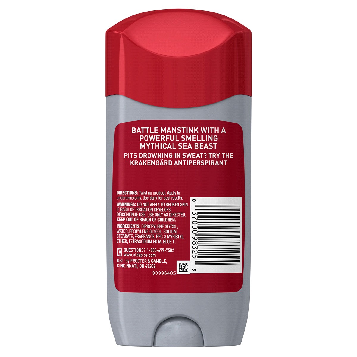 slide 2 of 4, Old Spice Aluminum Free Deodorant for Men, Krakengard, 48 Hr. Protection, 3.0 oz, 3 oz