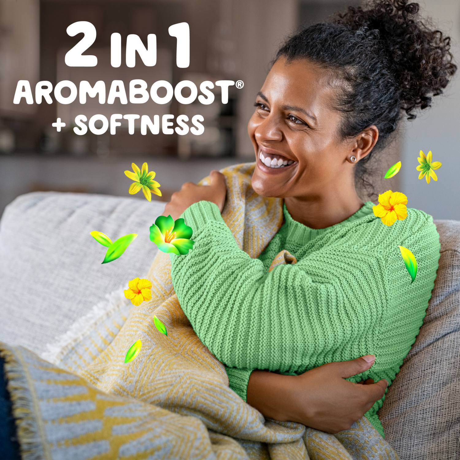 slide 4 of 5, Gain Aroma Boost 2 in 1 Original Dryer Sheets 60 Each, 60 ct